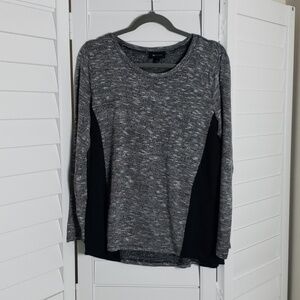 AB Studio grey & black knot sweater